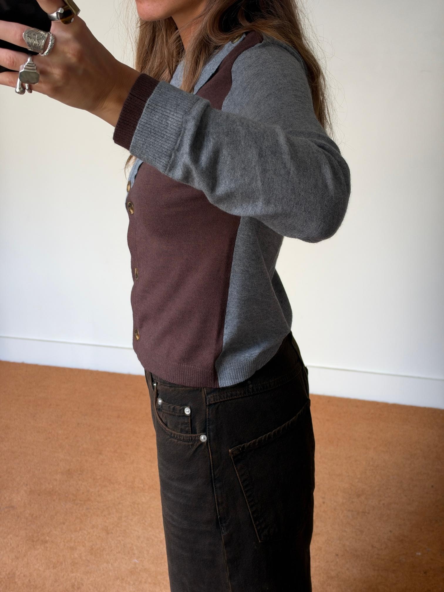 Laagam Egla Asymmetric Cardigan
