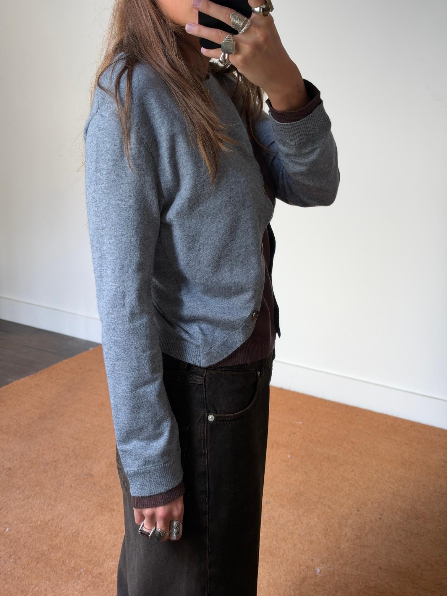 Laagam Egla Asymmetric Cardigan