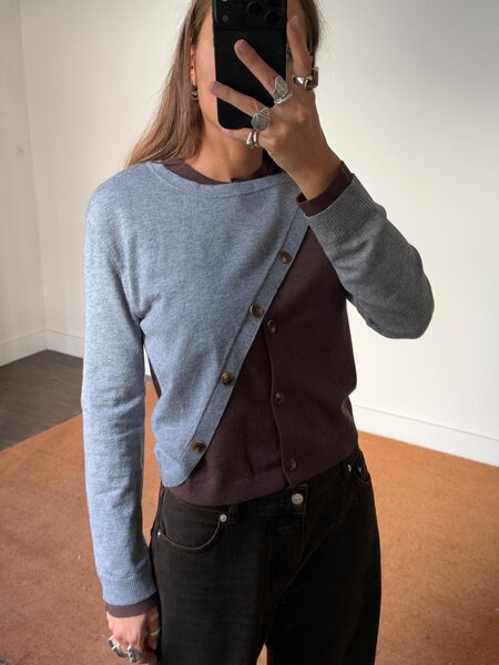 Laagam Egla Asymmetric Cardigan