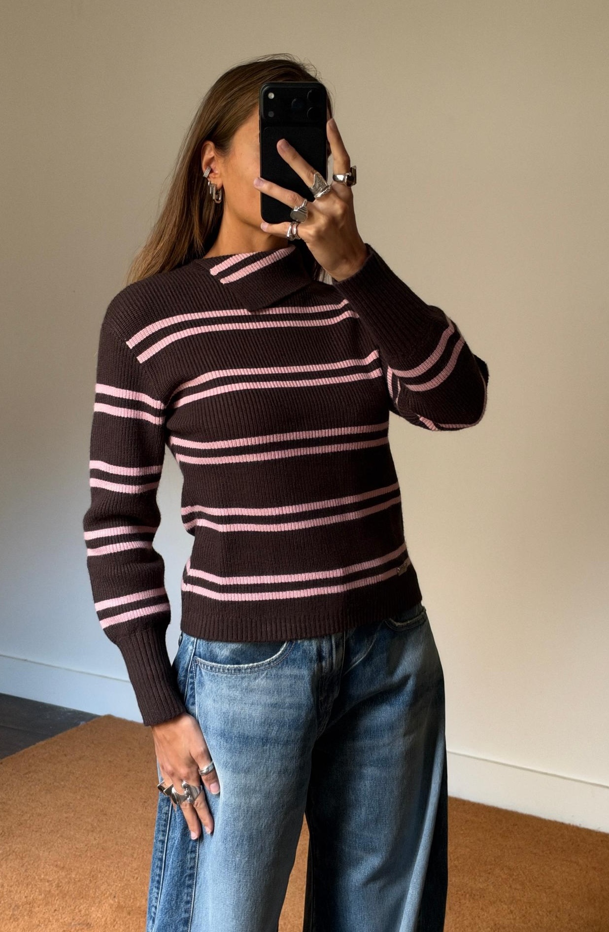 Laagam Nolie Striped Knit