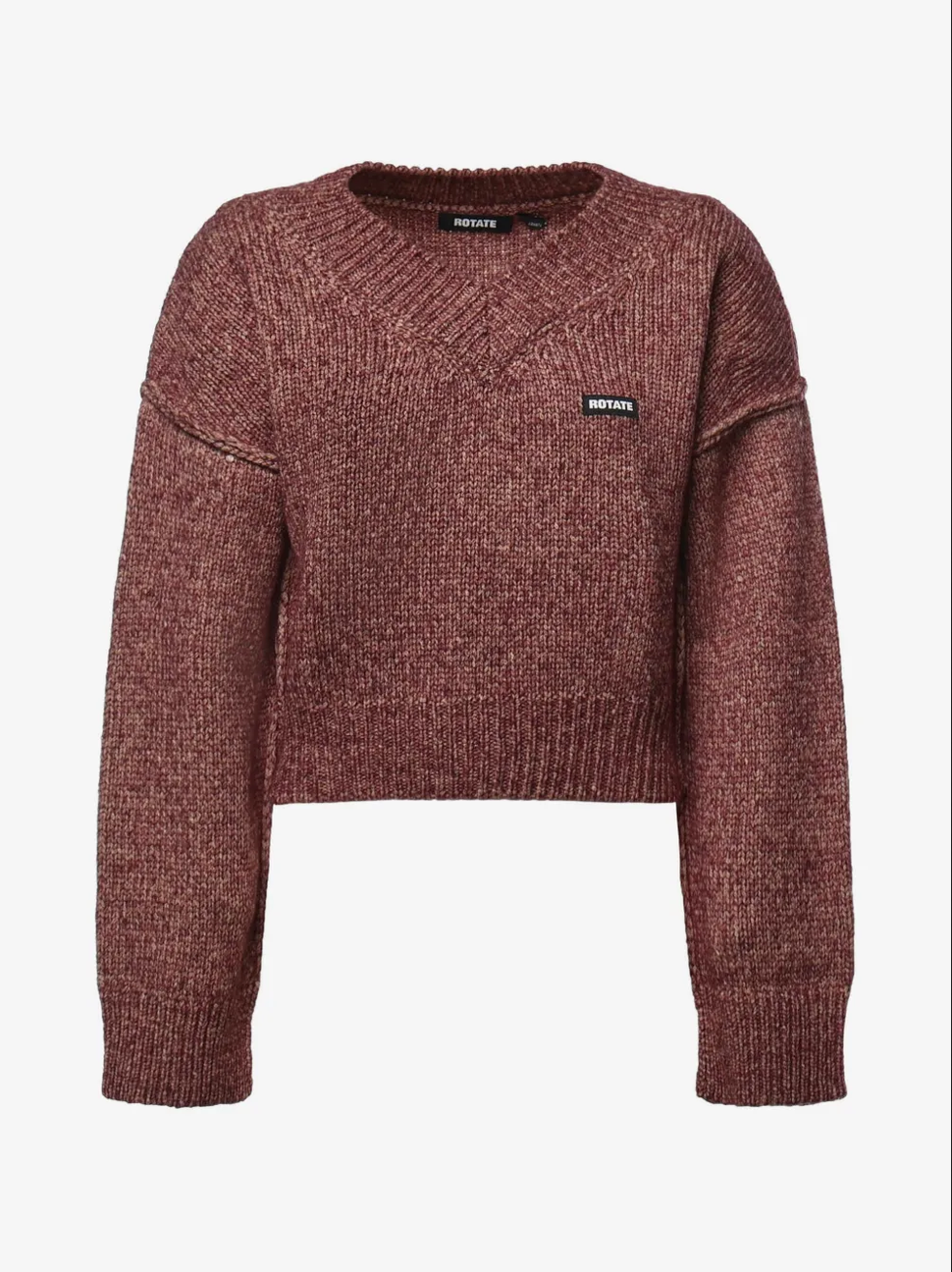 Rotate Knit V-Neck Jumper