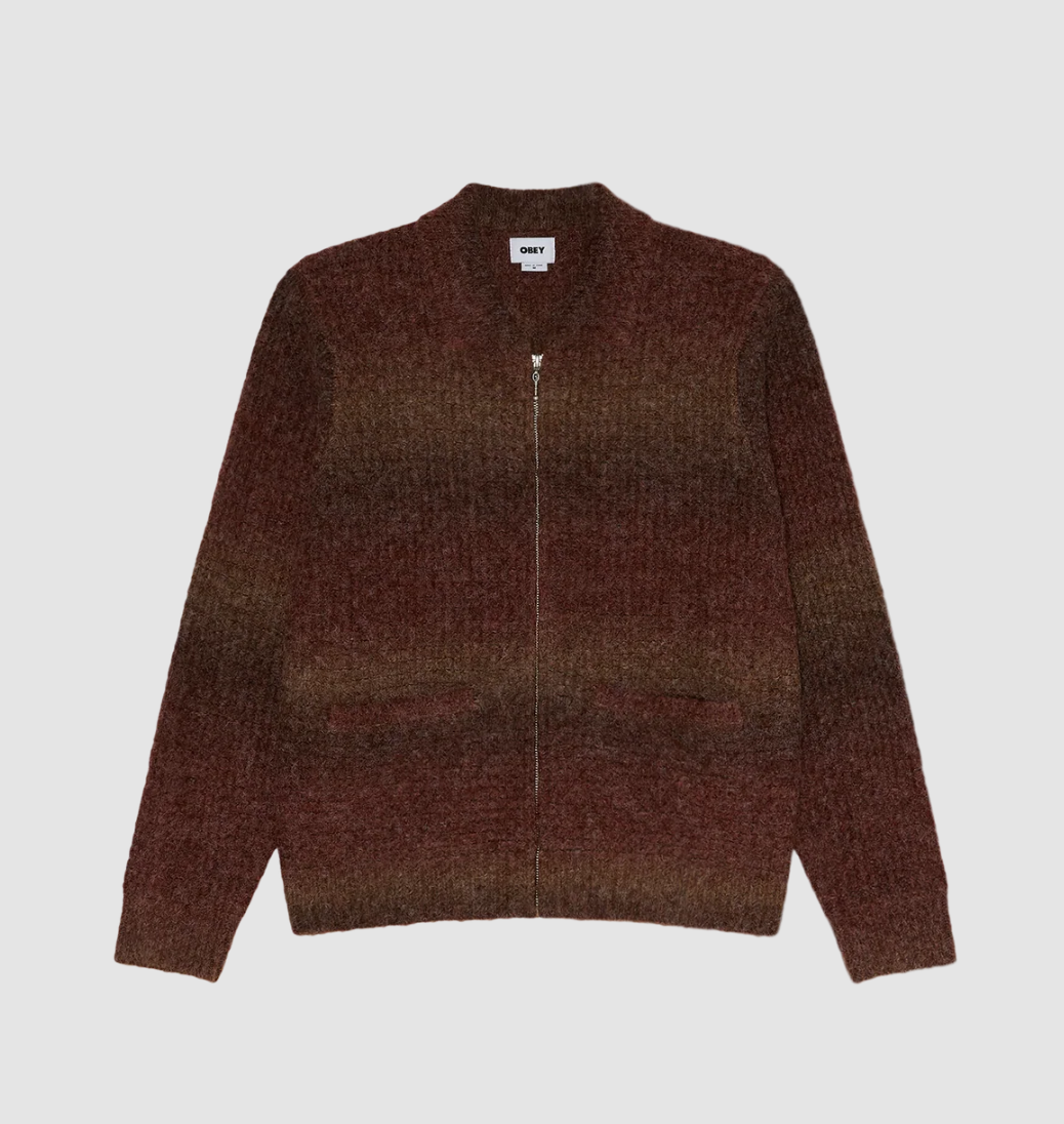 Obey Men Anton Gradient Cardigan