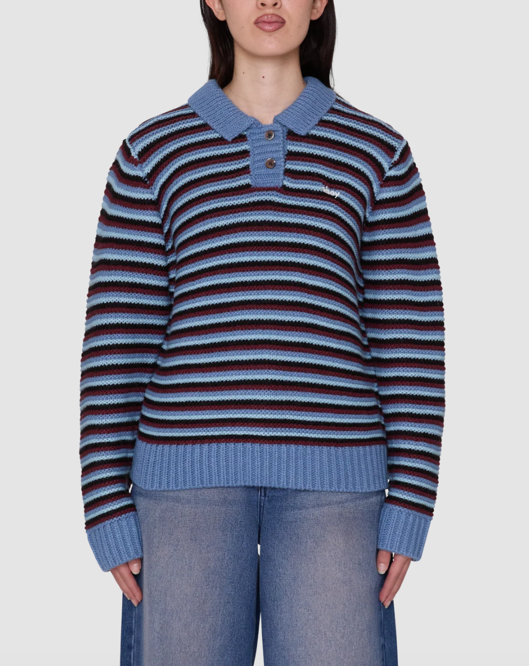 Obey Women Colette Polo Sweater