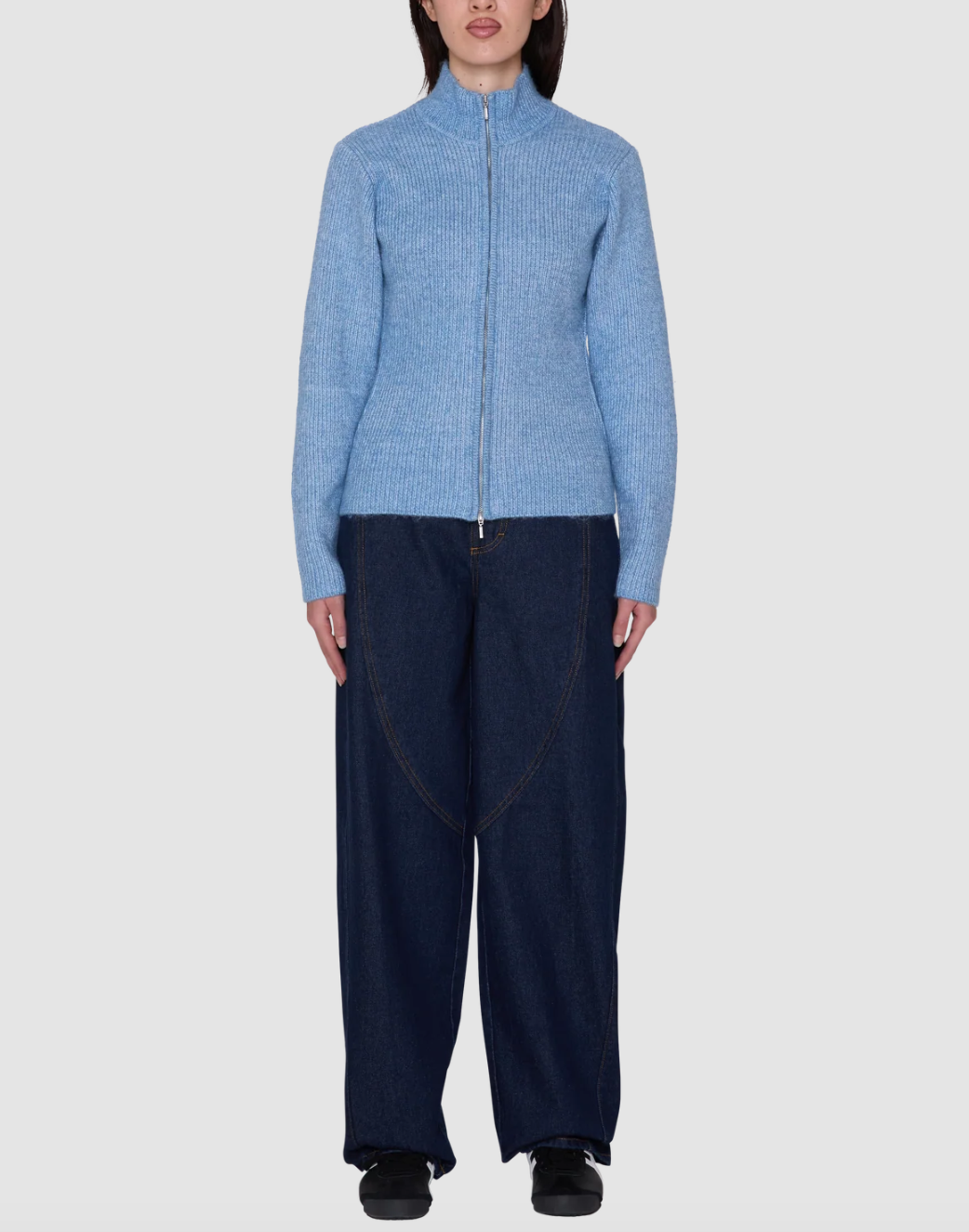 Obey Women Ciel 2Way Zip Cardigan