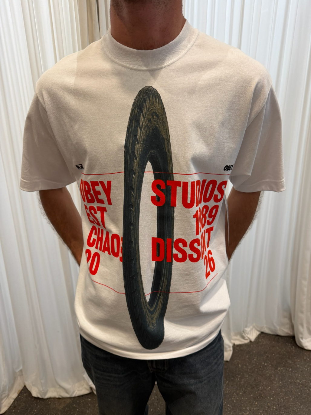 Obey Men Studios Chaos Dissent T-Shirt