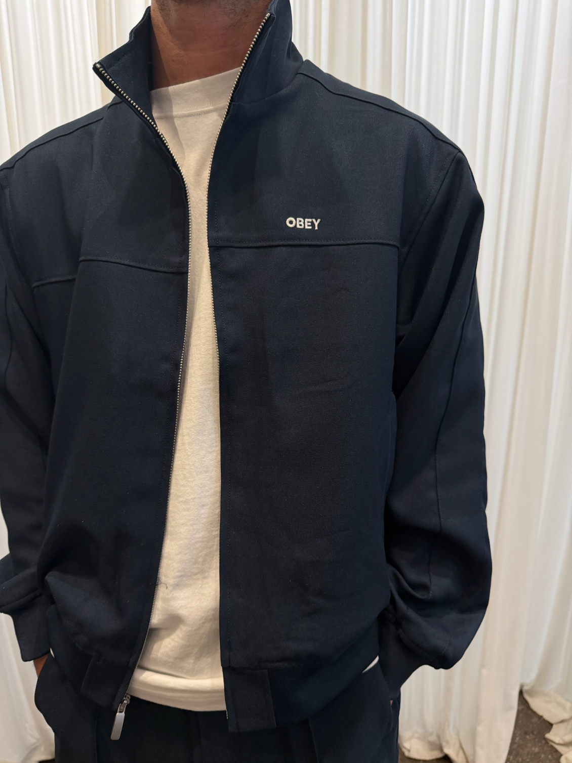 Obey Men Tailored Track Jacket