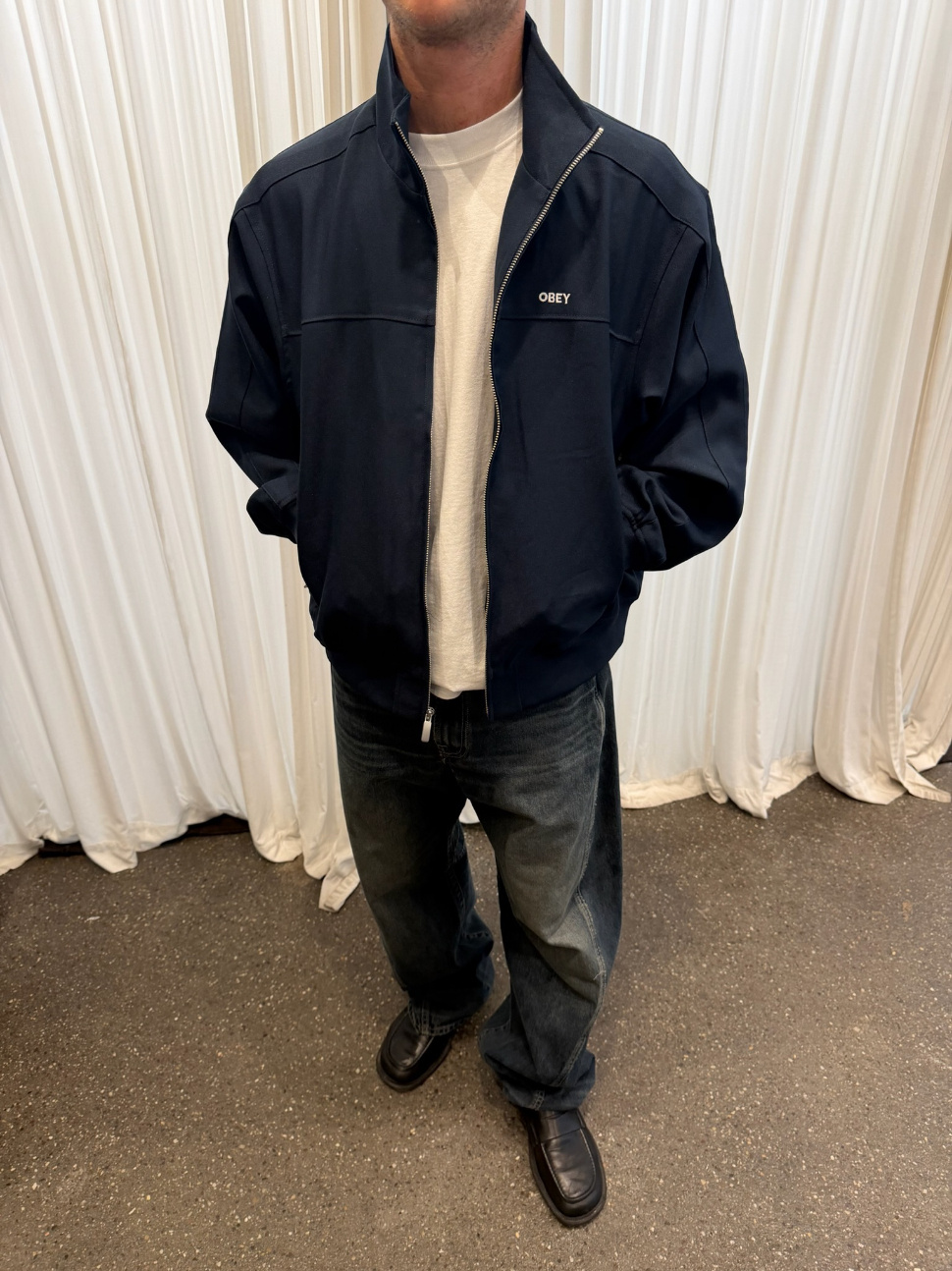 Obey Men Tailored Track Jacket