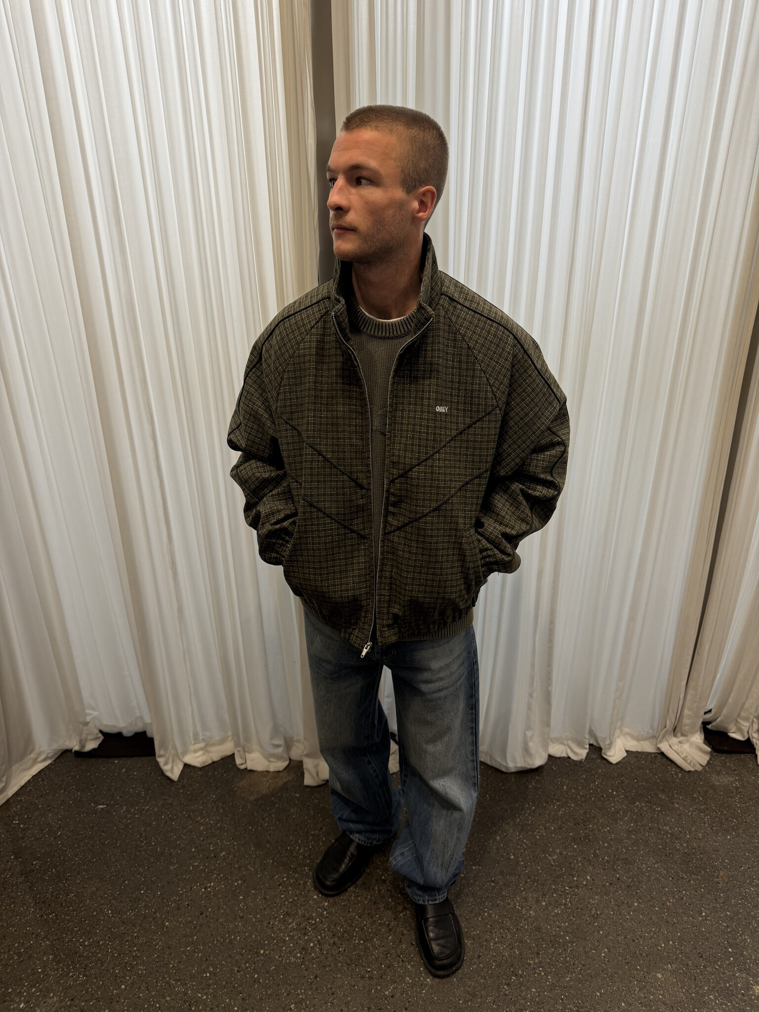 Obey Men Leisure Training Jacket
