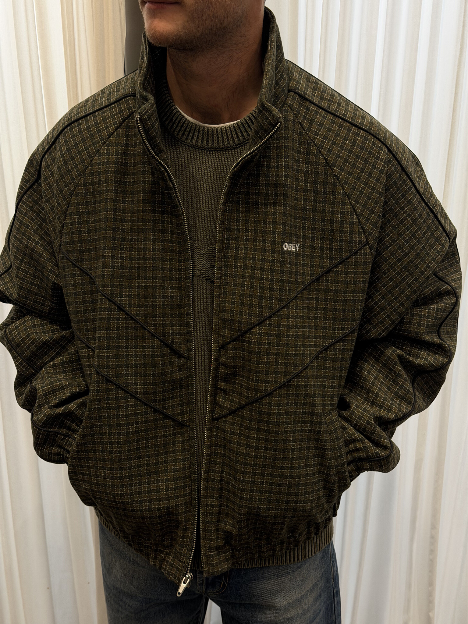 Obey Men Leisure Training Jacket