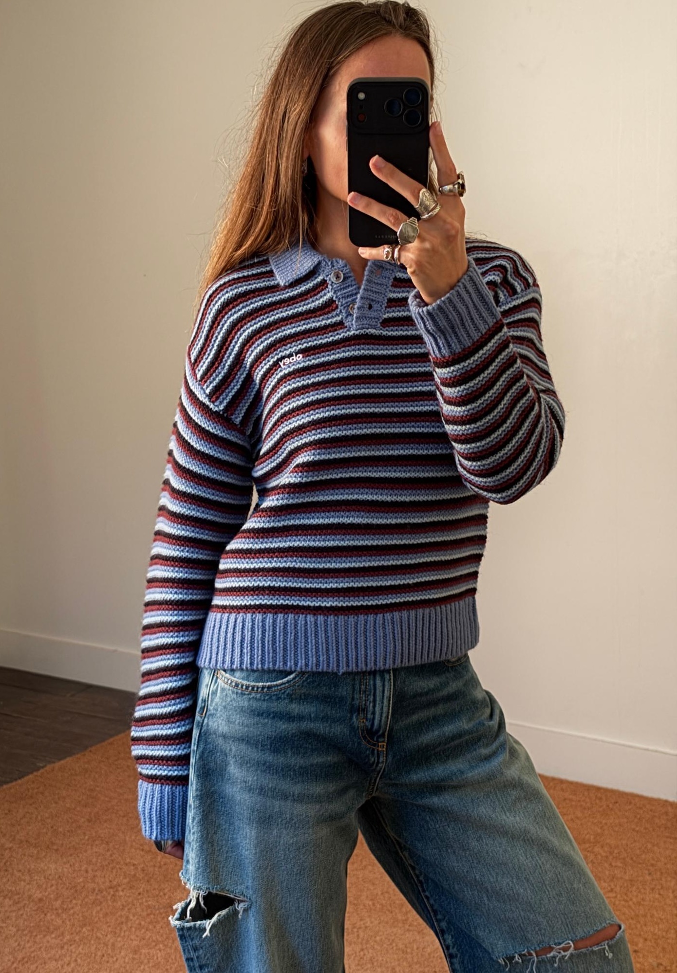 Obey Women Colette Polo Sweater