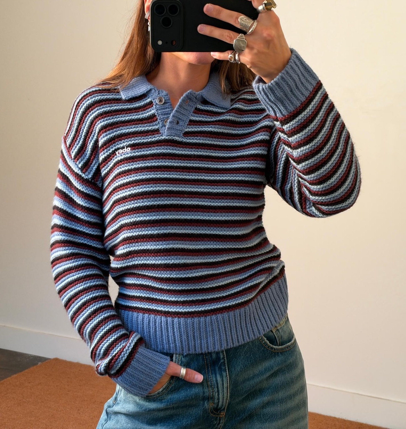 Obey Women Colette Polo Sweater
