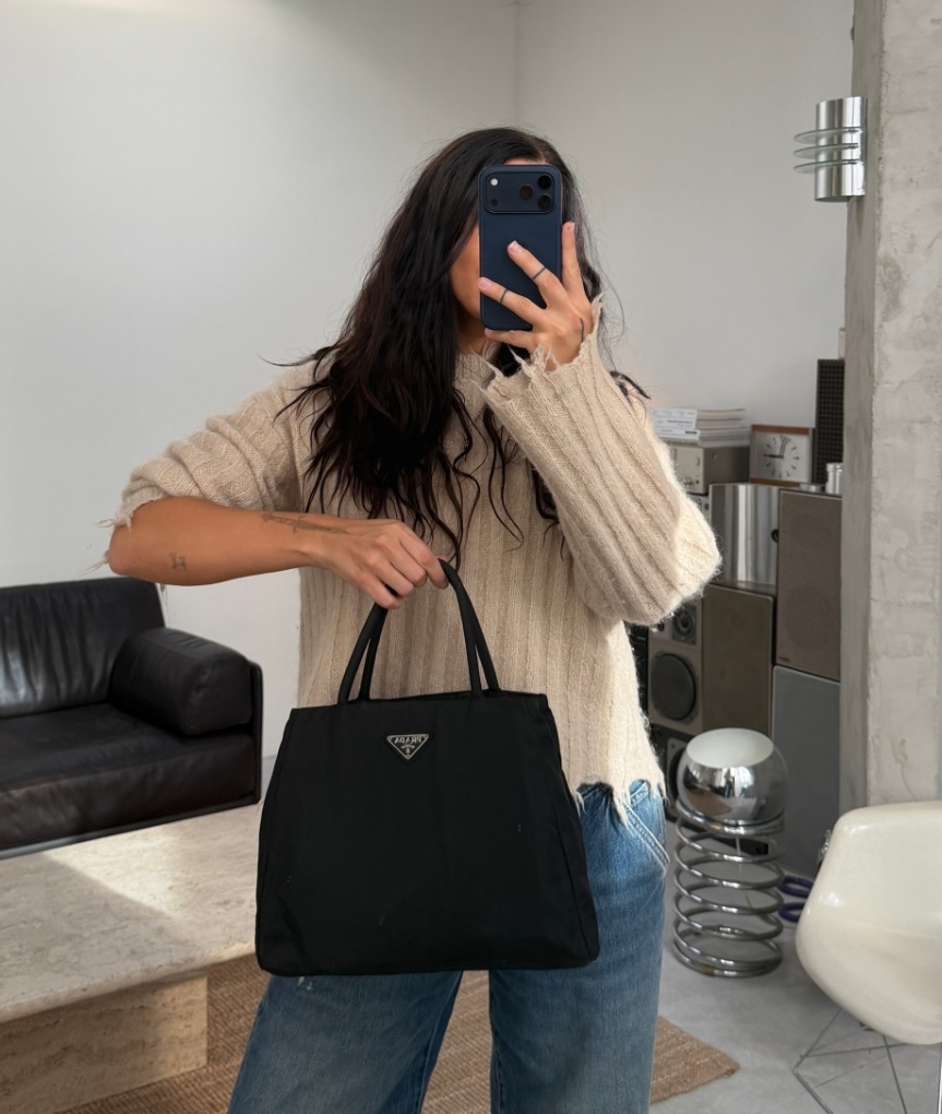 RR ARCHIVE Prada Nylon Midi Tote