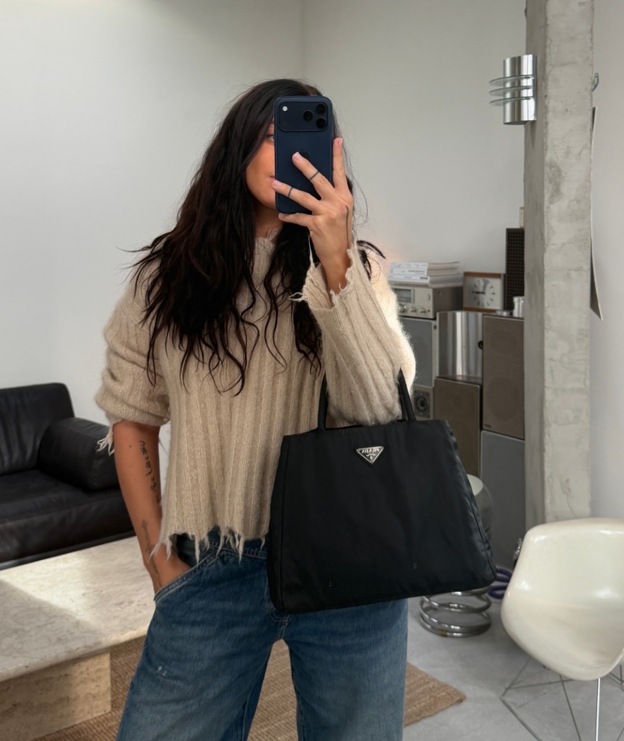 RR ARCHIVE Prada Nylon Midi Tote