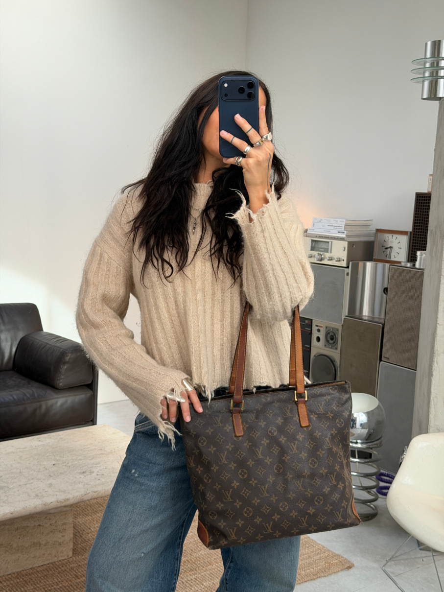RR ARCHIVE Louis Vuitton Monogram Cabas Mezzo