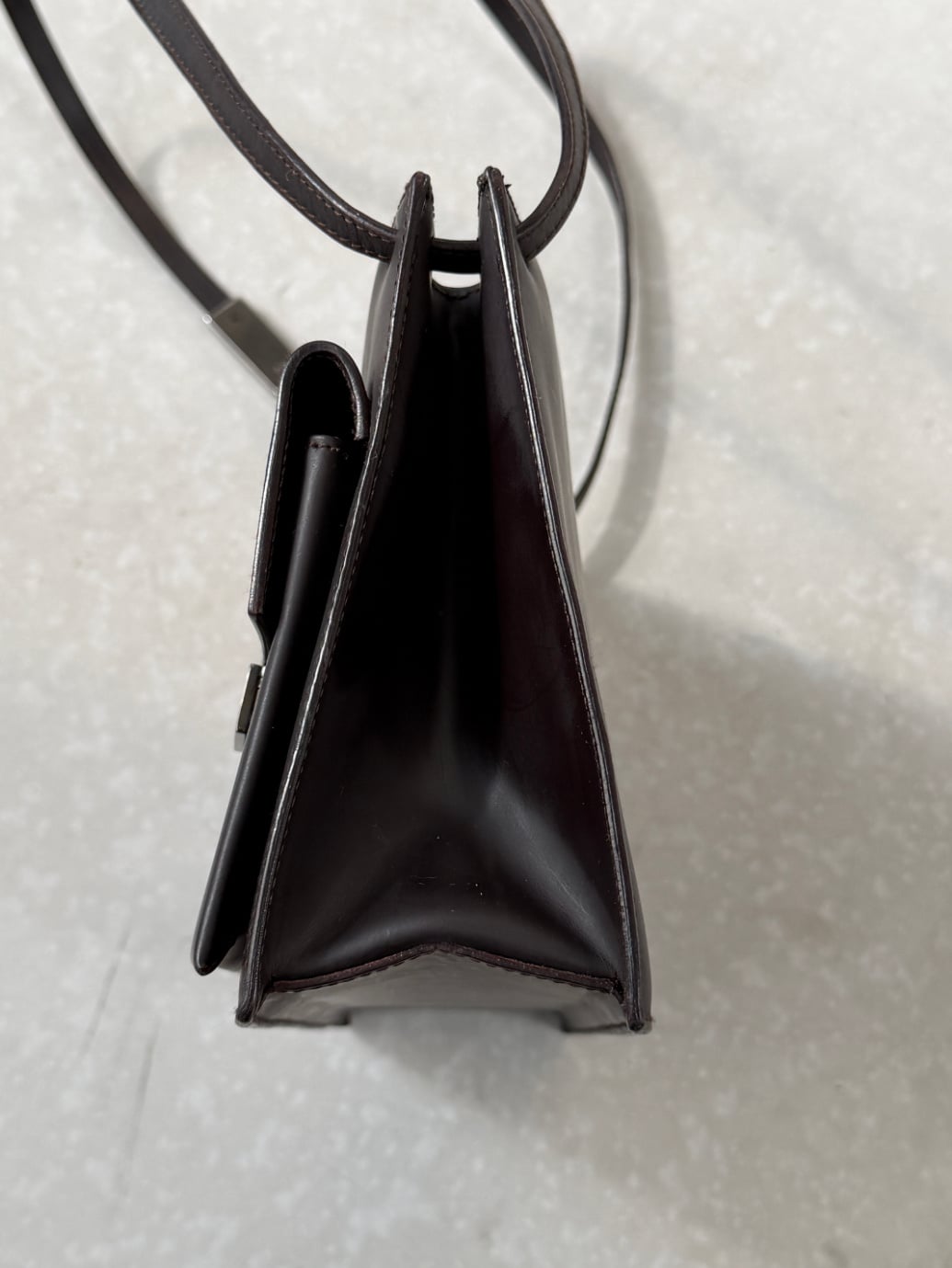 RR ARCHIVE Gucci Leather Pocket Shoulder Bag