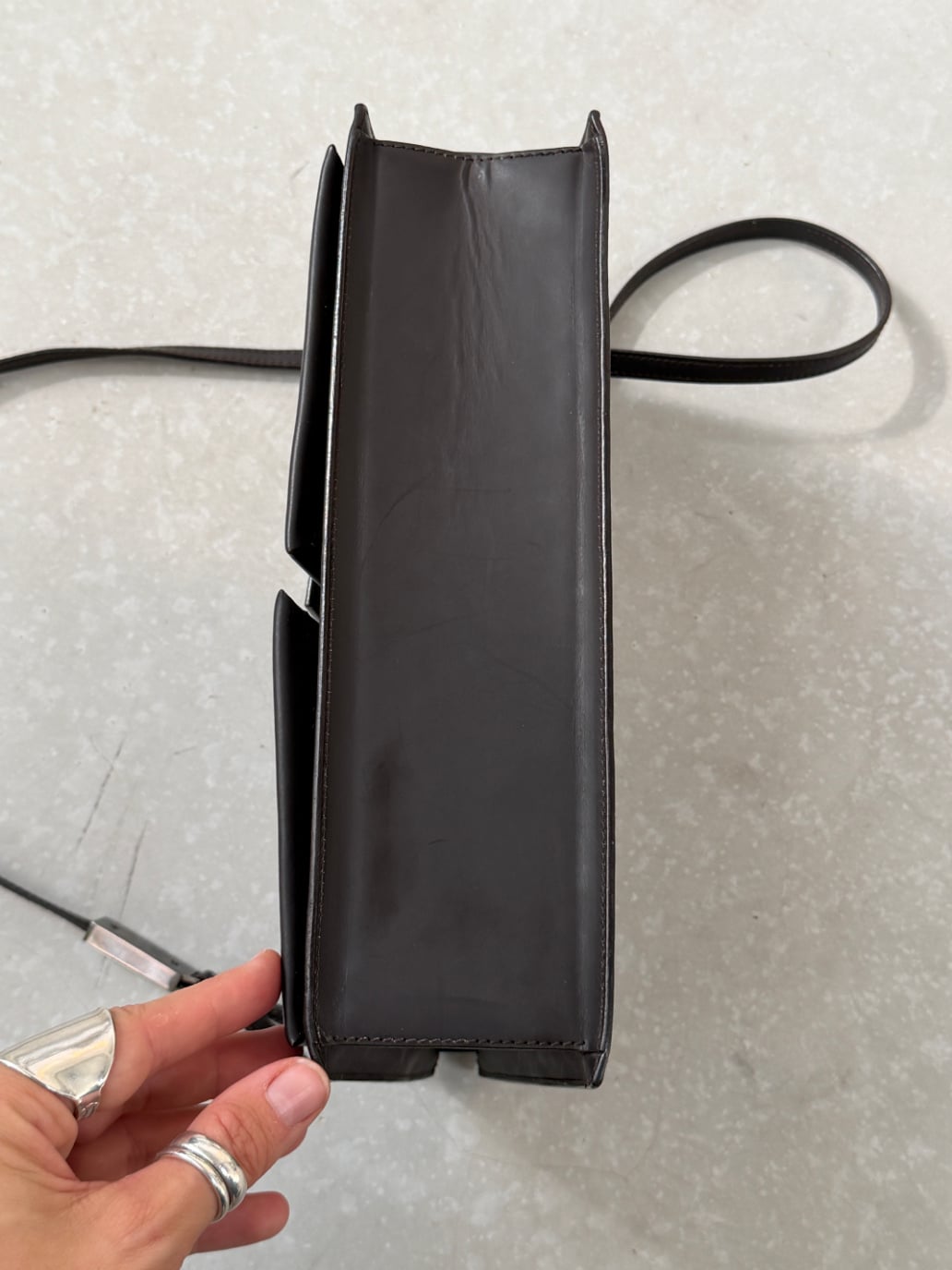 RR ARCHIVE Gucci Leather Pocket Shoulder Bag