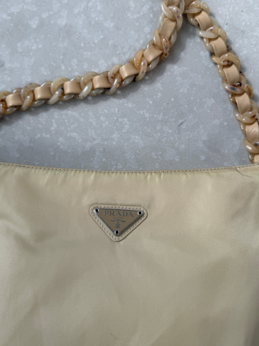 RR ARCHIVE Prada Nylon Chain Shoulder Bag