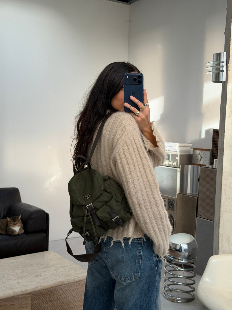 RR ARCHIVE Prada Nylon Small Backpack