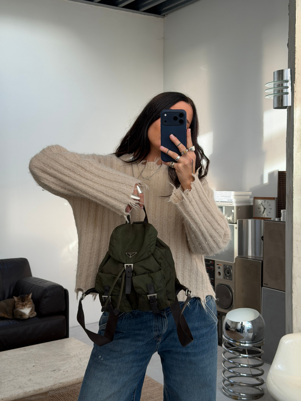 RR ARCHIVE Prada Nylon Small Backpack