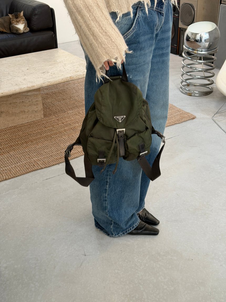 RR ARCHIVE Prada Nylon Small Backpack