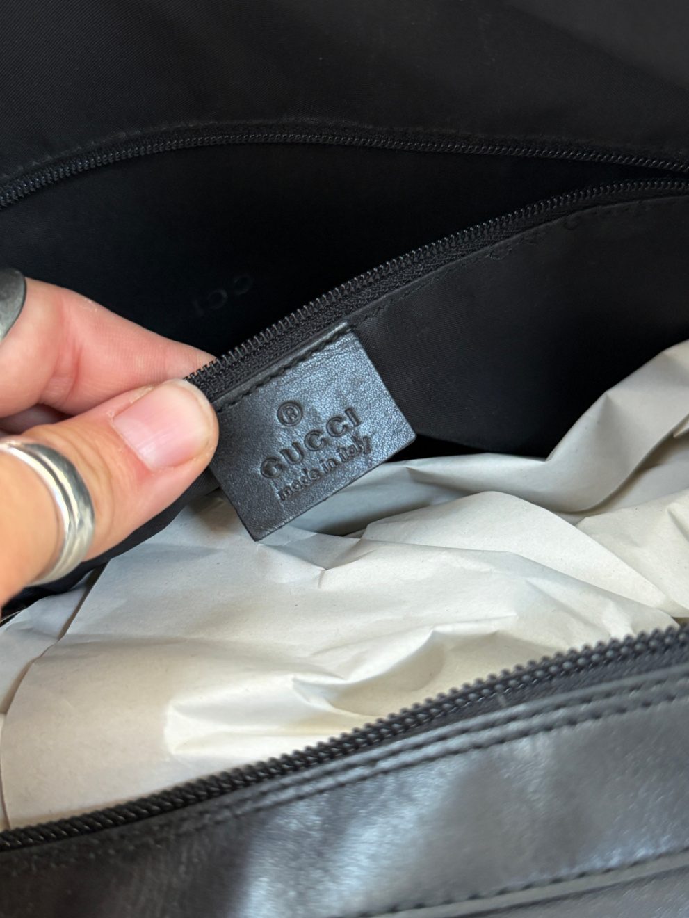 RR ARCHIVE Gucci Bamboo Leather Hobo Bag