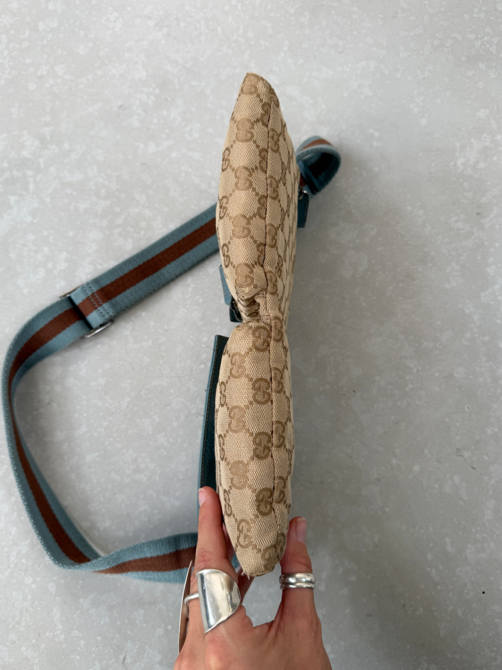 RR ARCHIVE Gucci GG Canvas Belt Bag