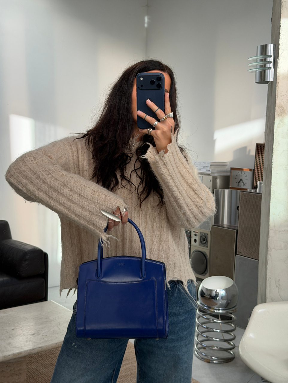 RR ARCHIVE Celine Patent Leather Handbag