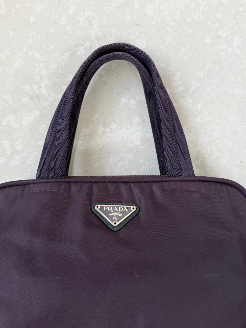 RR ARCHIVE Prada Nylon Midi Handbag