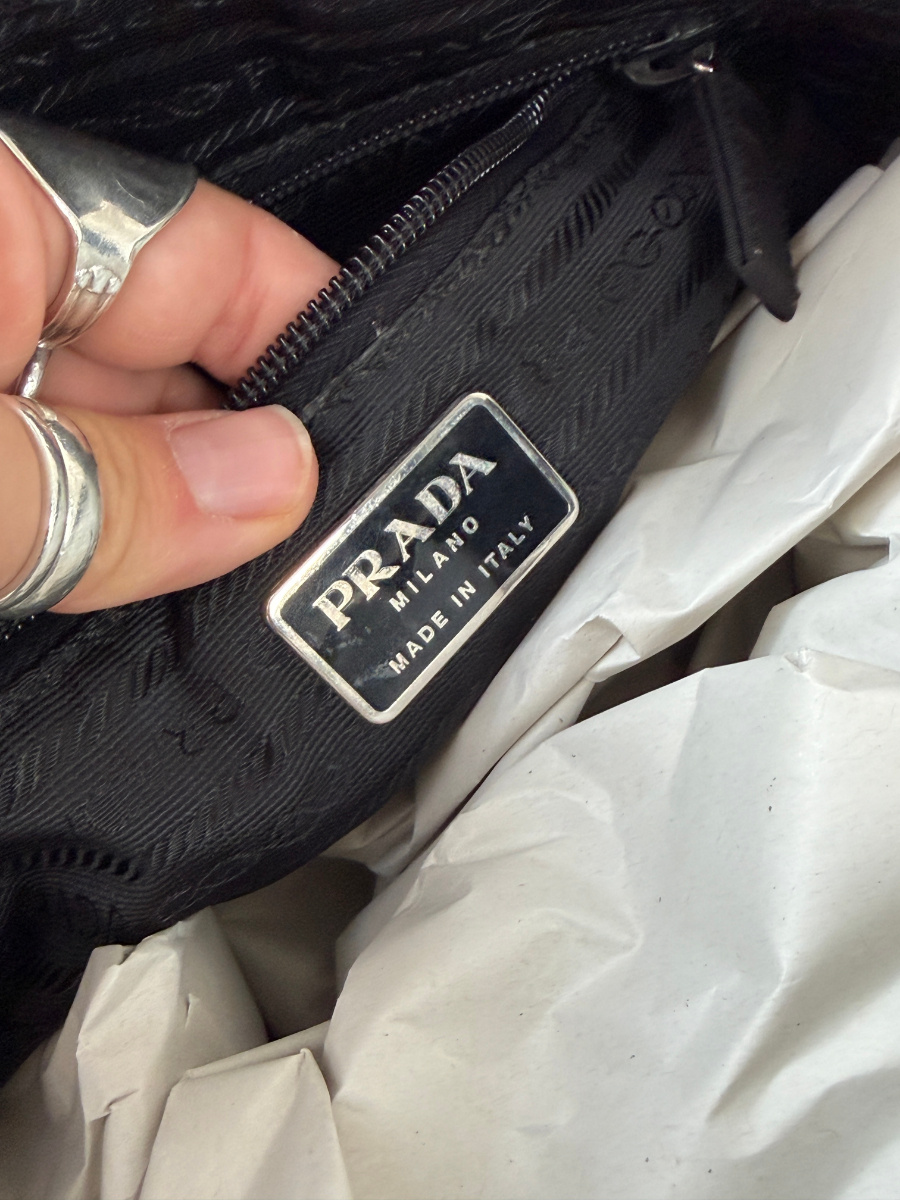 RR ARCHIVE Prada Nylon Midi Handbag