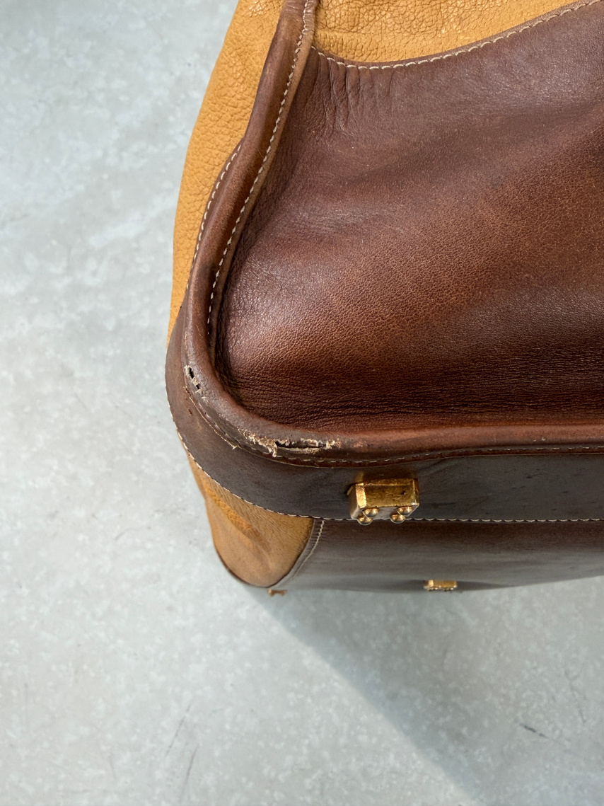 RR ARCHIVE Loewe Leather Boston Travel Bag