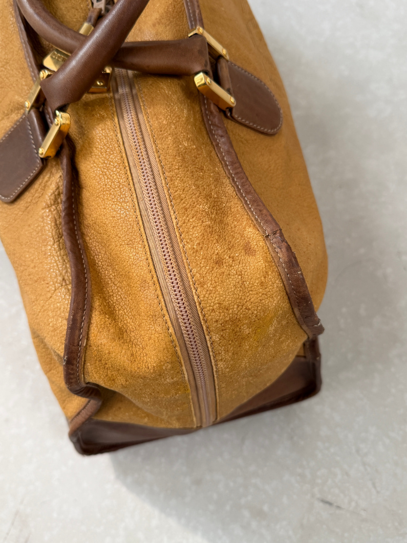 RR ARCHIVE Loewe Leather Boston Travel Bag