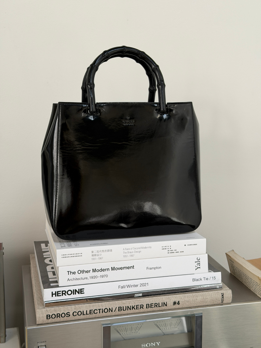 RR ARCHIVE Gucci Bamboo Patent Leather Mini