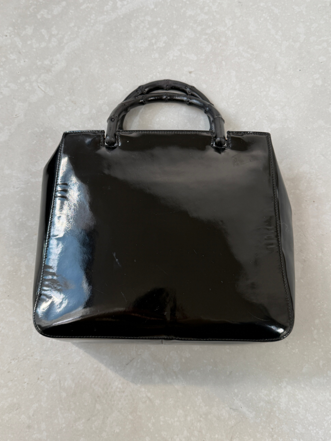 RR ARCHIVE Gucci Bamboo Patent Leather Mini