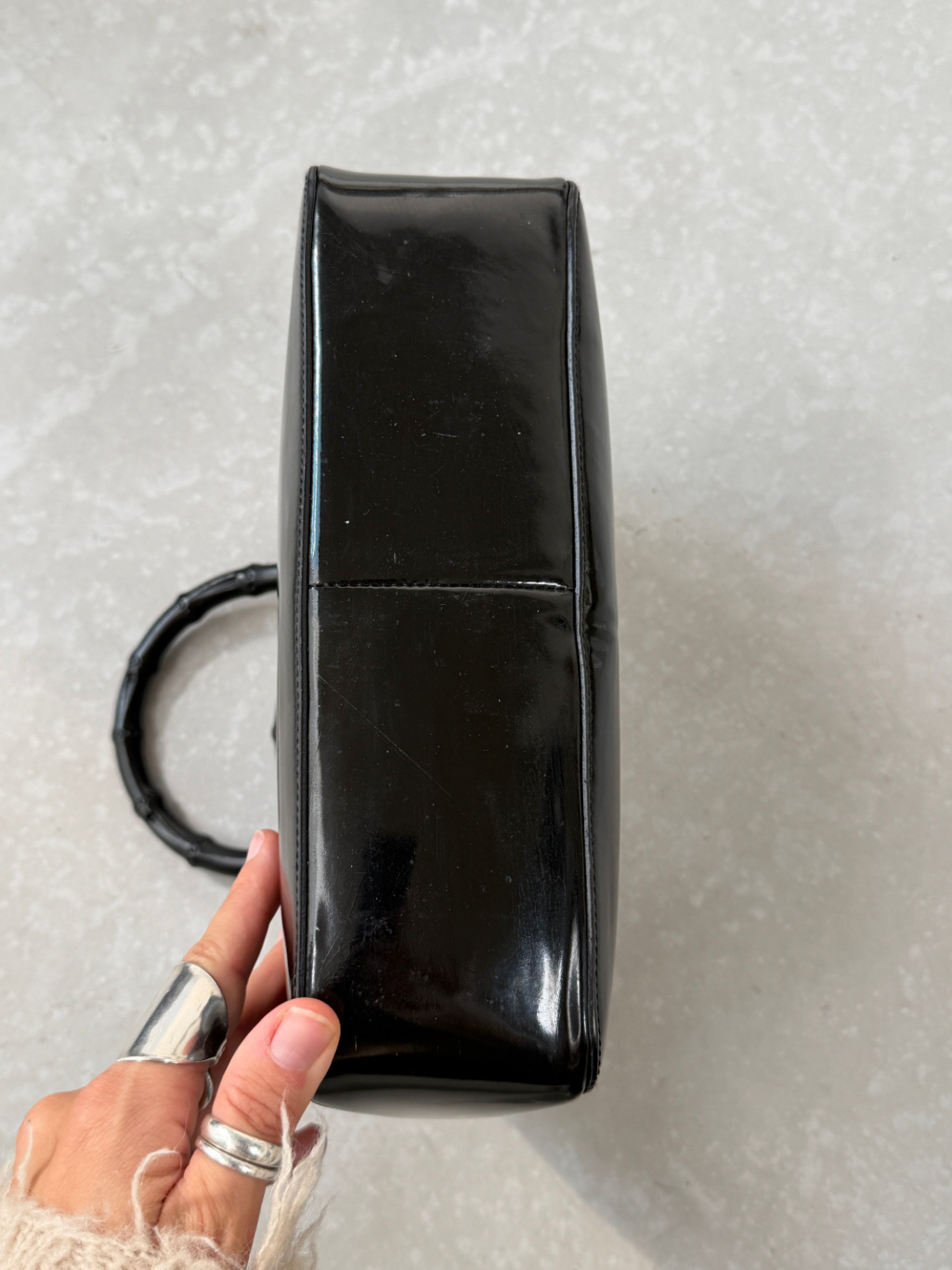RR ARCHIVE Gucci Bamboo Patent Leather Mini