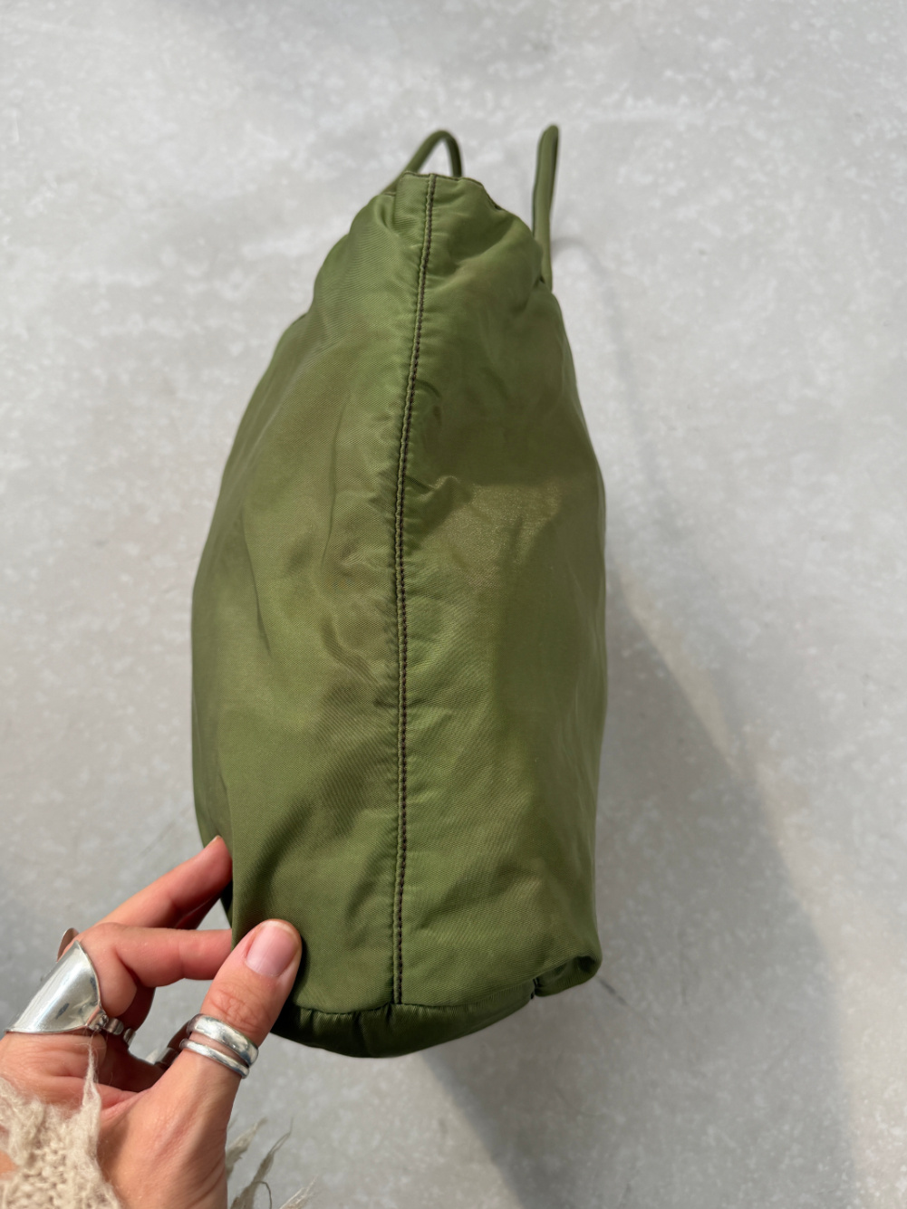 RR ARCHIVE Prada Nylon Double Handle Big Tote