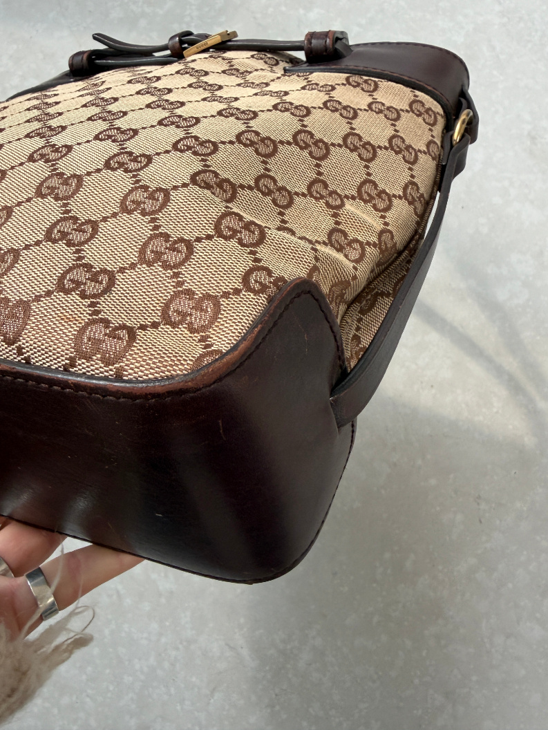 RR ARCHIVE Gucci GG Canvas & Leather Handbag