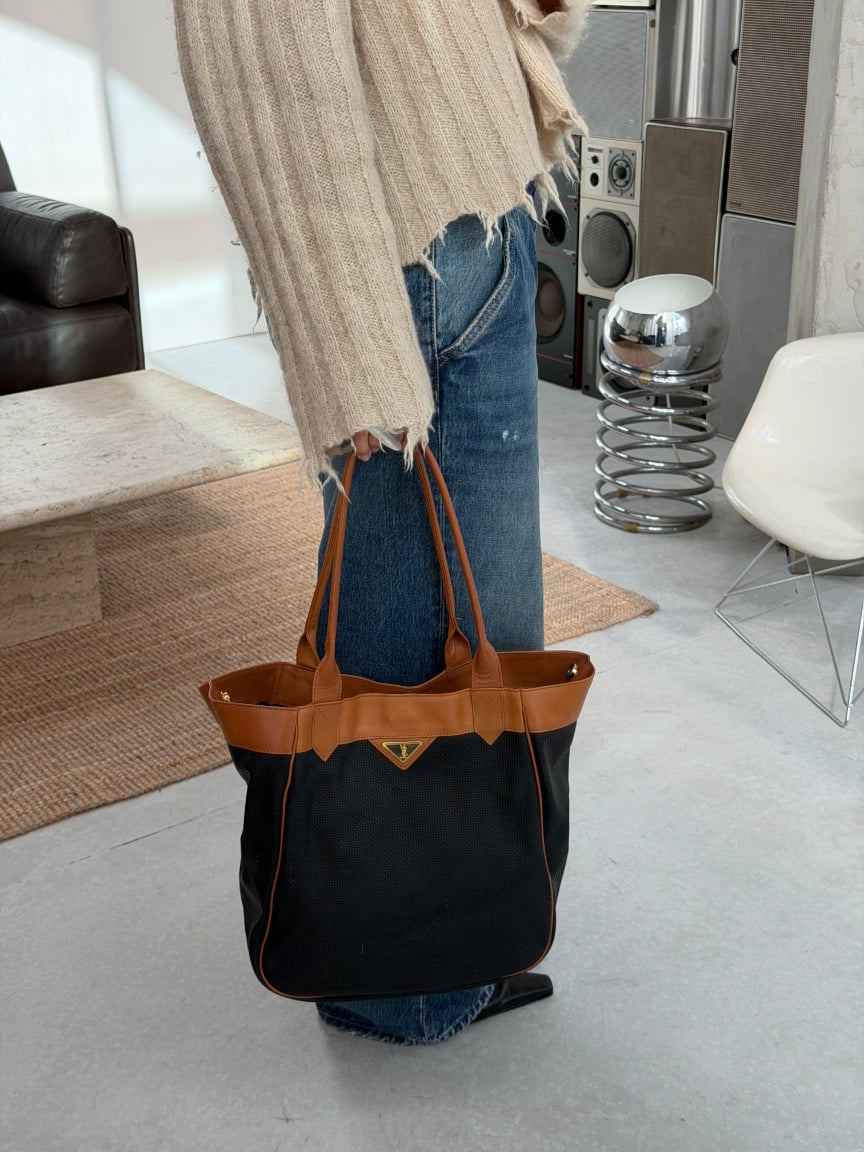 RR ARCHIVE Yves Saint Laurent Coated Tote