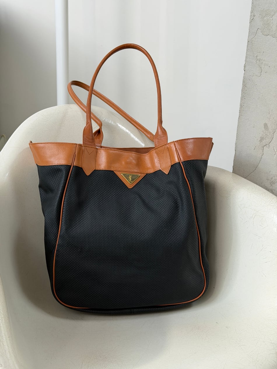 RR ARCHIVE Yves Saint Laurent Coated Tote