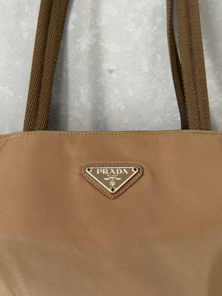 RR ARCHIVE Prada Nylon Double Handle Tote