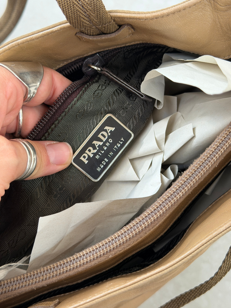 RR ARCHIVE Prada Nylon Double Handle Tote