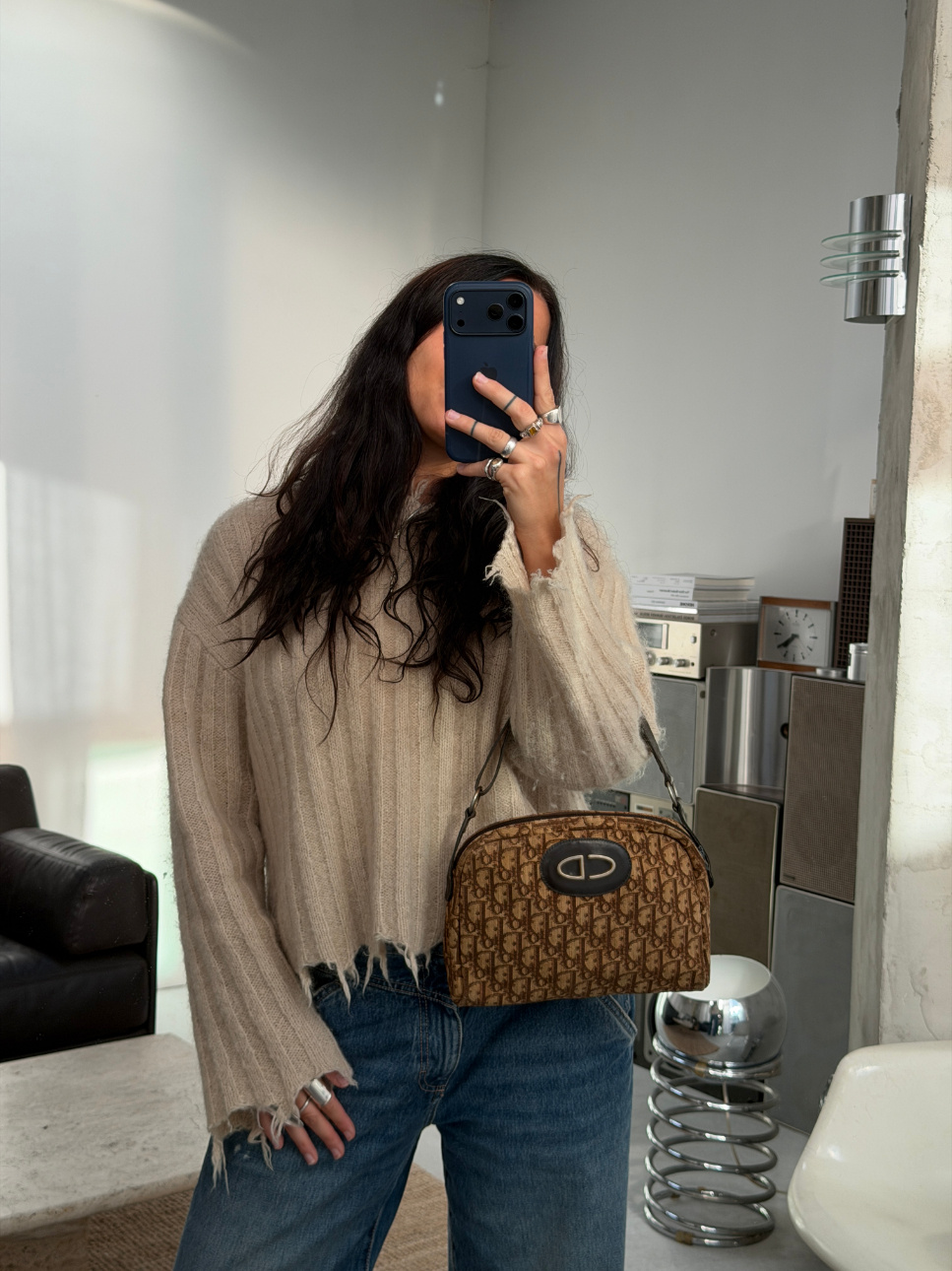 RR ARCHIVE Dior Monogram Trotter Handbag