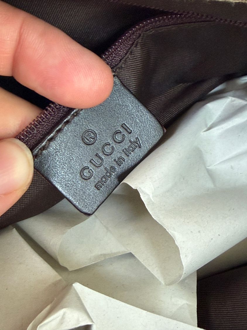 RR ARCHIVE Gucci Bamboo GG Canvas Handbag