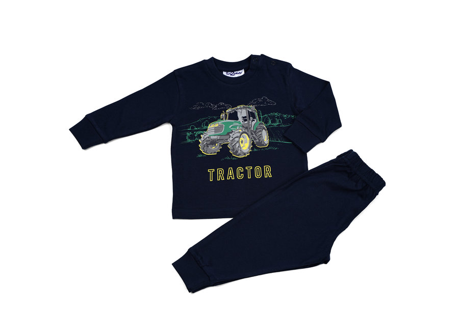 Pyjama Tractor Navy