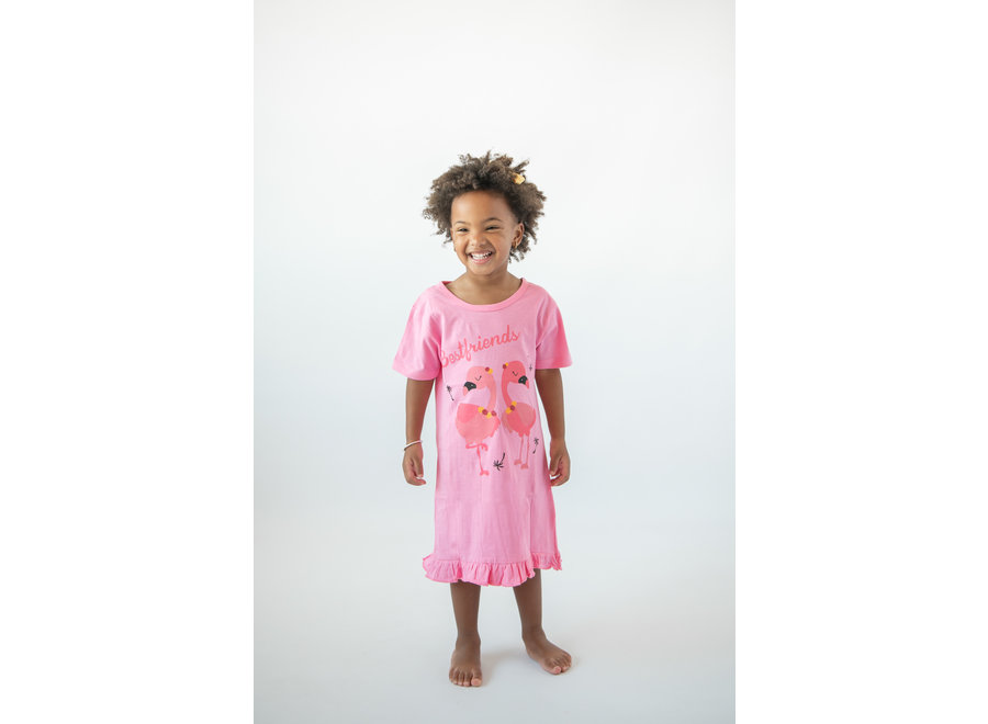 Flamingo Bigshirt Roze