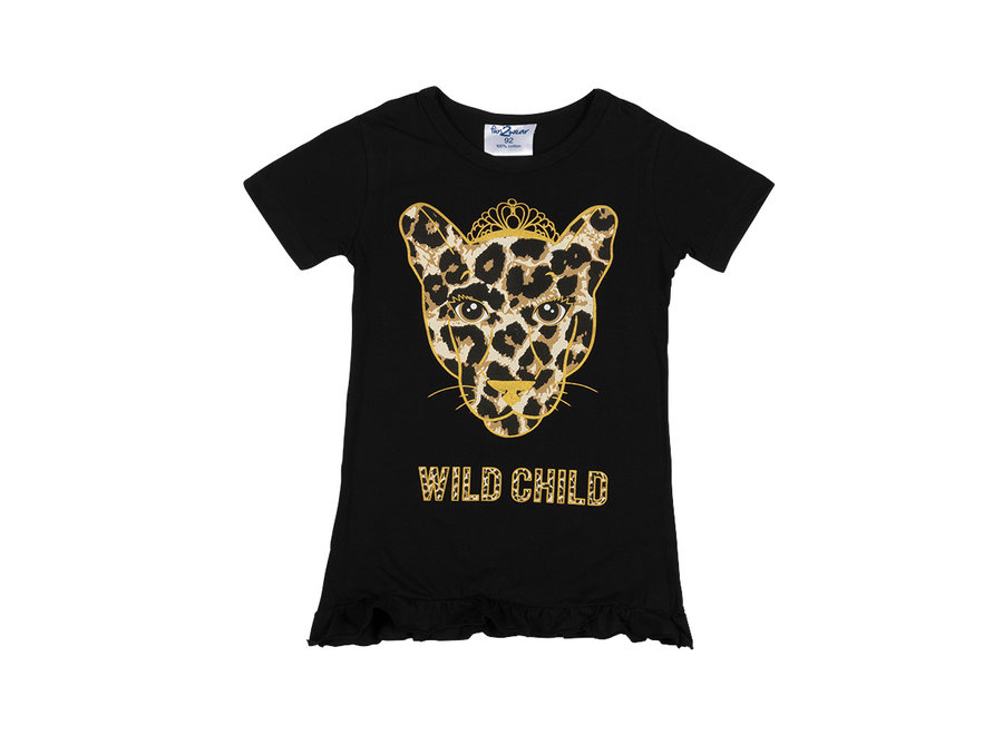Wild Child Bigshirt Zwart