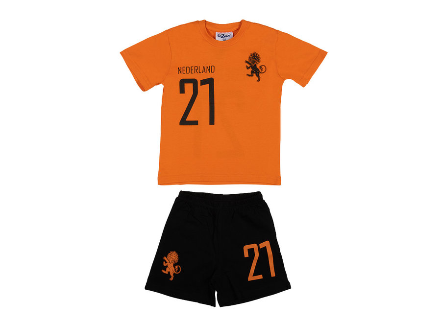 Shortama Elftal Zwart