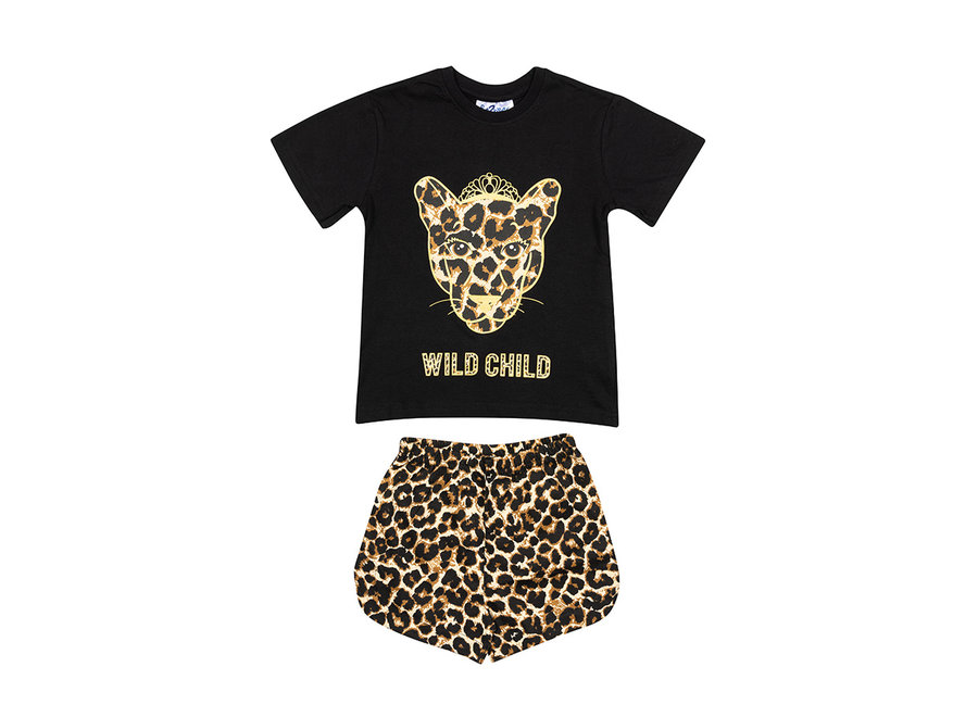 Shortama Wild Child Zwart