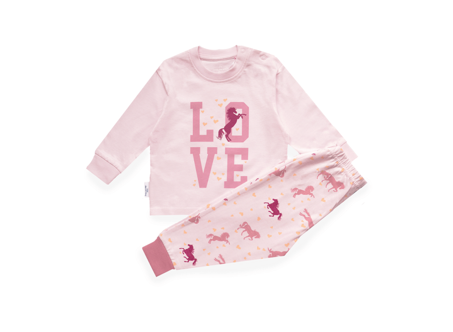 Pyjama Horse Pink Love