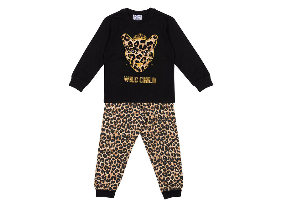 Pyjama Wild Child Zwart