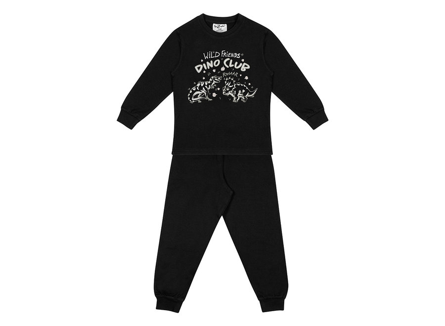 Pyjama Dino Club Zwart
